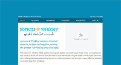 Desktop Screenshot of abramsandweakley.com